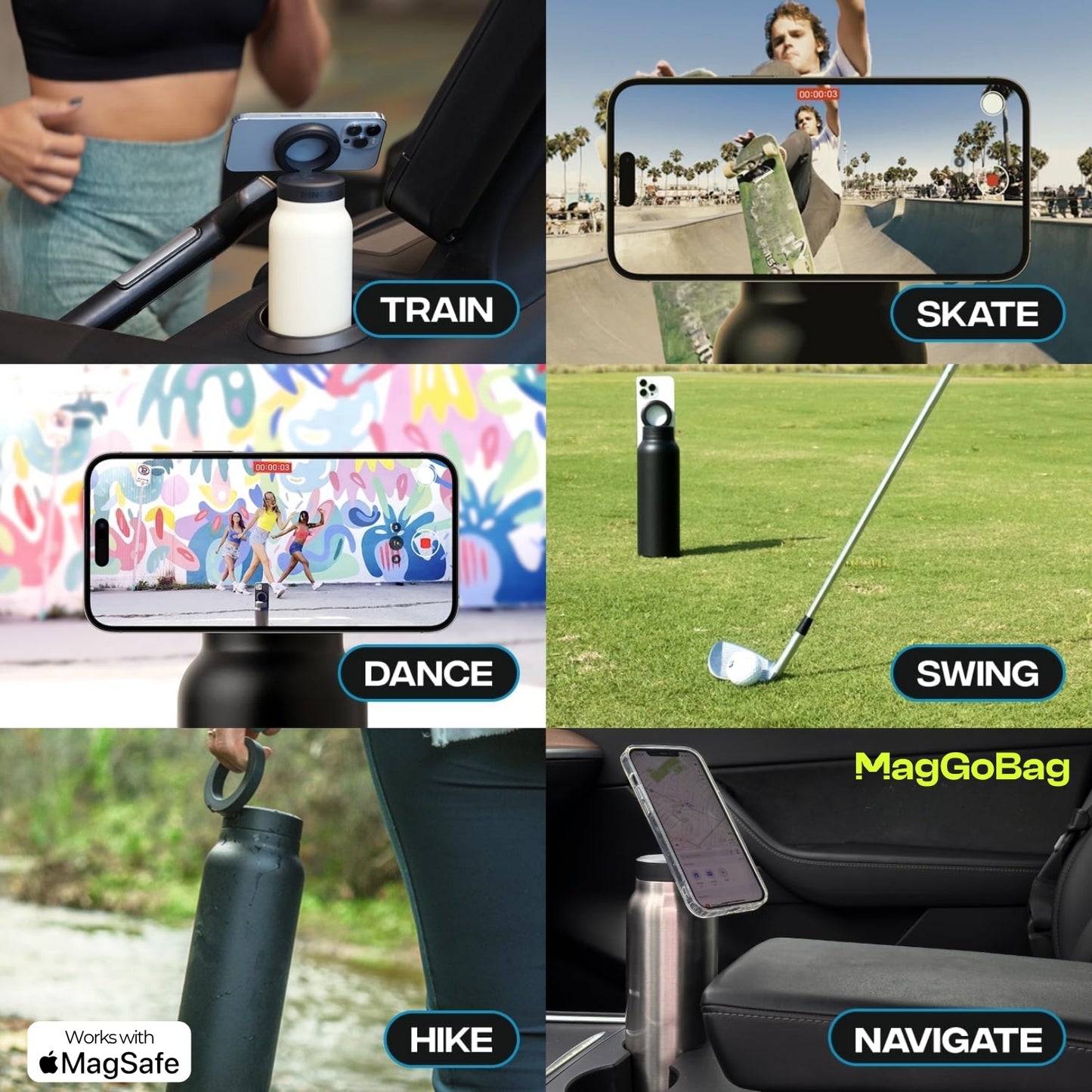 MagGoBag™ Magnetic Bottle