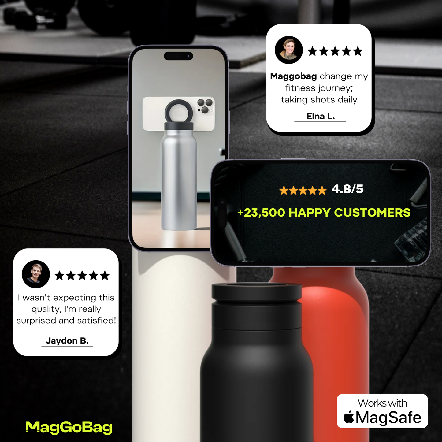 MagGoBag™ Magnetic Bottle