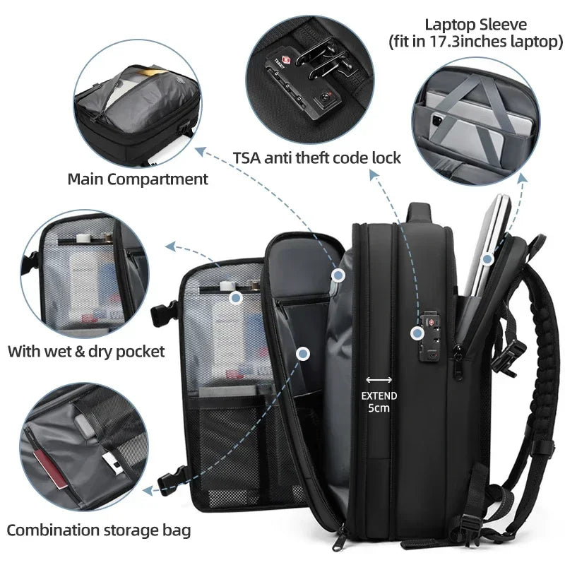 MagGoBag™ Vacuum Compression Backpack